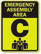 Emergency Assembly Area C Sign
