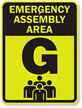 Emergency Assembly Area G Sign