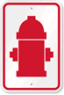 Fire Hydrant Symbol Fire and Emergency Sign