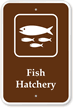 Fish Hatchery   Campground, Guide & Park Sign