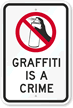 Graffiti Is A Crime Sign