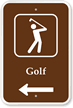 Man Playing Golf Graphic
