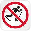 No Skiing Symbol Sign