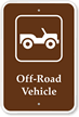 Off Road Vehicle - Campground & Park Sign