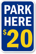 Park Here   Parking Sign