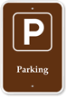 Parking Campground Park Sign (with Graphic)