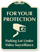 Parking Lot Under Surveillance Sign