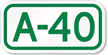 Parking Space Sign A 40