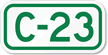 Parking Space Sign C 23