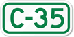 Parking Space Sign C 35