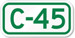 Parking Space Sign C 45