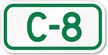 Parking Space Sign C 8