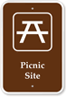 Picnic Site Campground Park Sign
