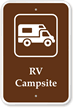 RV Campsite - Campground, Guide & Park Sign