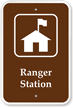 Ranger Station - Campground, Guide & Park Sign