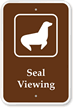 Seal Viewing Campground Park Sign