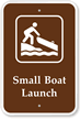 Small Boat Launch Campground Sign