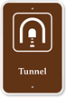 Tunnel - Campground, Guide & Park Sign
