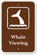 Whale Viewing Campground Park Sign