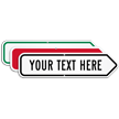 Add Your Custom Text Here Right Arrow Sign