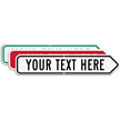 Add Your Custom Text Here Right Arrow Sign