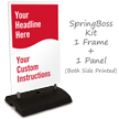 Add Headline and Instructions Here Custom Sidewalk Sign