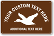 Add Your Text Here Custom Parking Sign