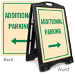 Additional Parking With Arrow Sidewalk Sign Kit