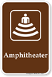 Amphitheater - Campground, Guide & Park Sign