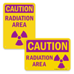 Caution Radiation Area Sign