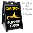 Caution Slippery Floor Sign