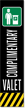 Complimentary Valet LotBoss Reflective Adhesive Label