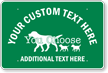 Custom Animal Crossing Text And Graphic Sign