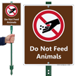 Do Not Feed The Animals LawnBoss Sign Kit