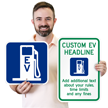 Electric Vehicle Charging Station Sign