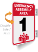 Emergency Assembly Area Number One Sign