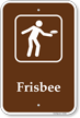 Frisbee Campground Sign With Symbol
