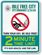 State Idle Sign for Salt Lake City, Utah
