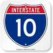 Interstate 10 (I 10)Sign