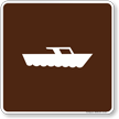 Motor Boating Symbol Sign For Campsite