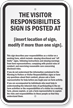 New York Agritourism Liability Sign