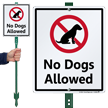 No Dogs Allowed Sign   No Pet Animals