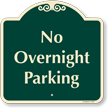 NO OVERNIGHT PARKING SignatureSign