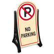 No Parking Portable A Frame Sidewalk Sign Kit