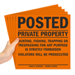 Private Property HDPE Sign Pack