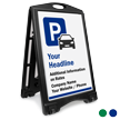 Parking BigBoss Portable Custom Sidewalk Sign
