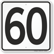 Parking Lot Number 60 Sign