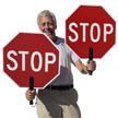 Stop Double Sided Paddle With Handle