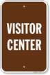 Visitor Center Campground Sign