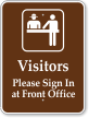 Visitors Please Sign In At Front Office Sign